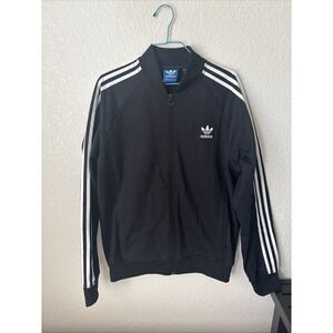 Men's Adidas Original Track Jacket Size large embroidered logo